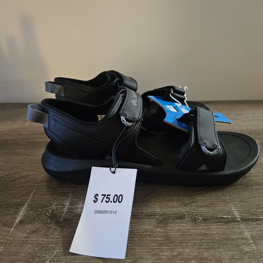 Columbia Mens' Black Sport Sandals - Breathable Open-Toe Comfort - Picture 3 of 9